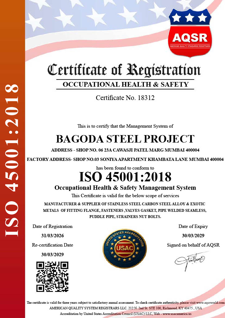 AQSR- 45001 AQSR- 45001