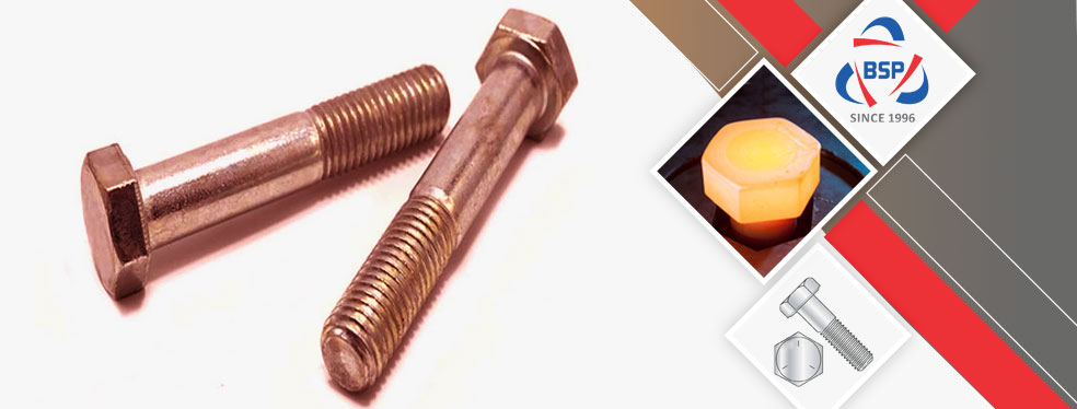 Copper Nickel 70 / 30 Hex Bolts Copper Nickel 70 / 30 Hex Bolts