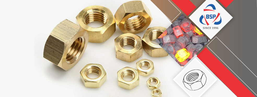 Copper Nickel 70 / 30 Hex Nuts Copper Nickel 70 / 30 Hex Nuts