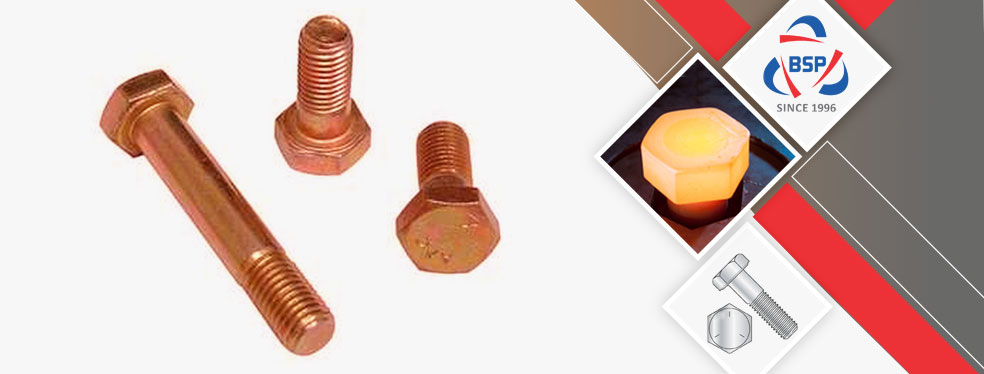 Copper Nickel 90 / 10 Hex Bolts Copper Nickel 90 / 10 Hex Bolts