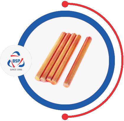 Copper Nickel 90/10 Threaded Rods Copper Nickel 90/10 Threaded Rods