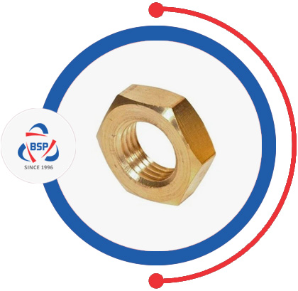 Copper Nickel 70 / 30 Hex Jam Nut Copper Nickel 70 / 30 Hex Jam Nut