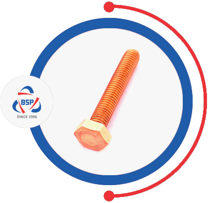 Copper Nickel 70 / 30 Full Threaded Hex Bolt Copper Nickel 70 / 30 Full Threaded Hex Bolt