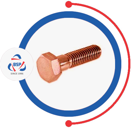 Copper Nickel 70 / 30 Hex Head Bolt Copper Nickel 70 / 30 Hex Head Bolt