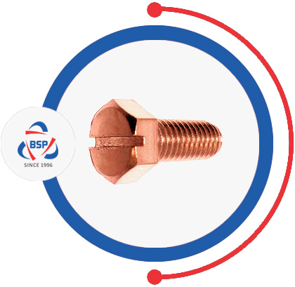 Copper Nickel 70 / 30 Slotted Hex Bolts Copper Nickel 70 / 30 Slotted Hex Bolts