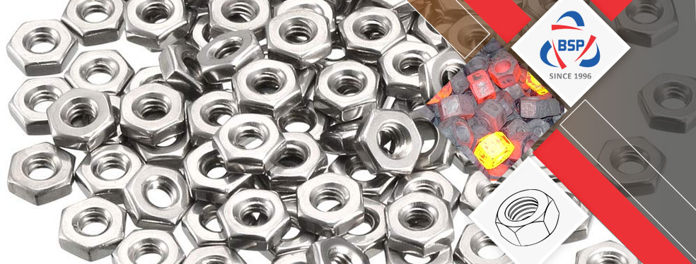 Monel 400 / K500 Hex Nuts Monel 400 / K500 Hex Nuts